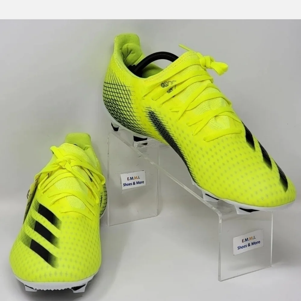 Adidas X Ghosted.3 FG Soccer Cleats Neon Green Black FW6948 Men’s Size 13